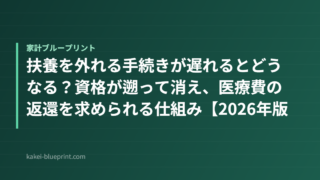 扶養を外れる手続きが遅れるとどうなる？資格が遡って消え、医療費の返還を求められる仕組み【2026年版】
