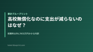 高校無償化なのに支出が減らないのはなぜ？